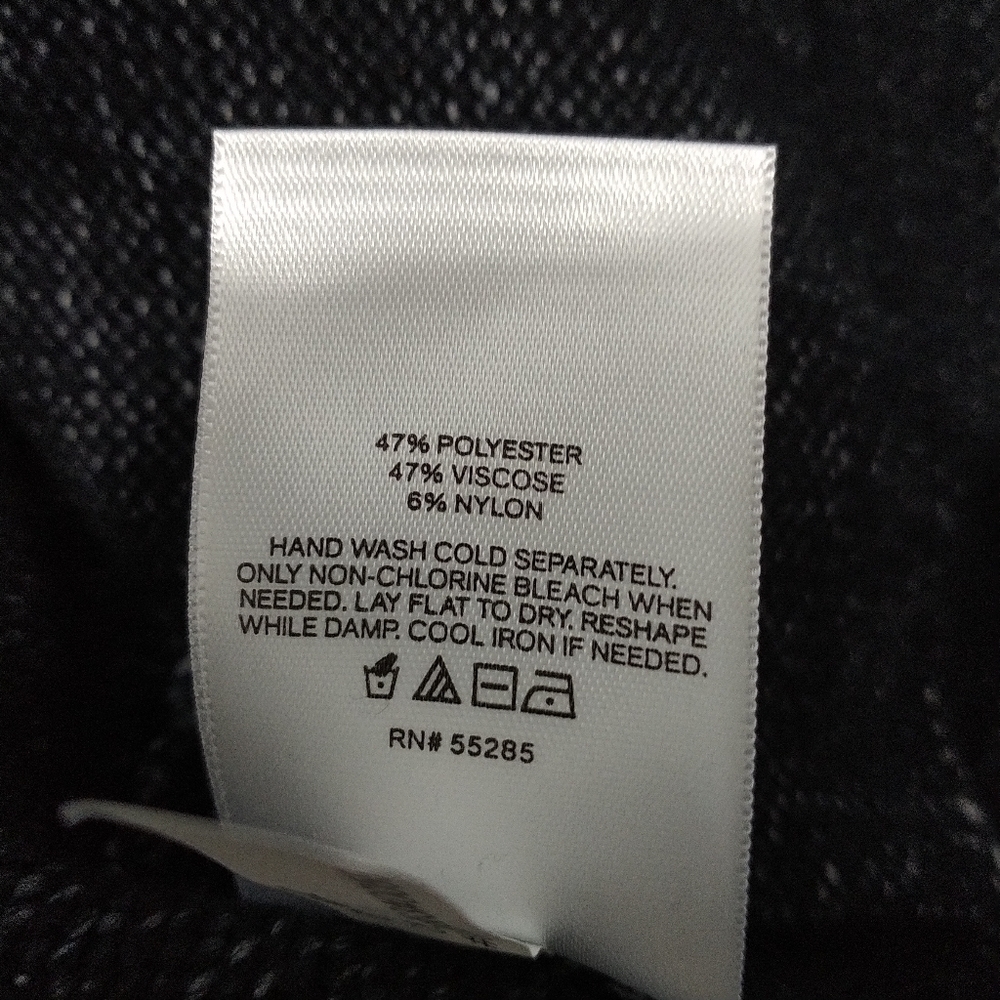 Express Double Breasted Grey Knit Sweater M Tall - Picture 5 of 13
